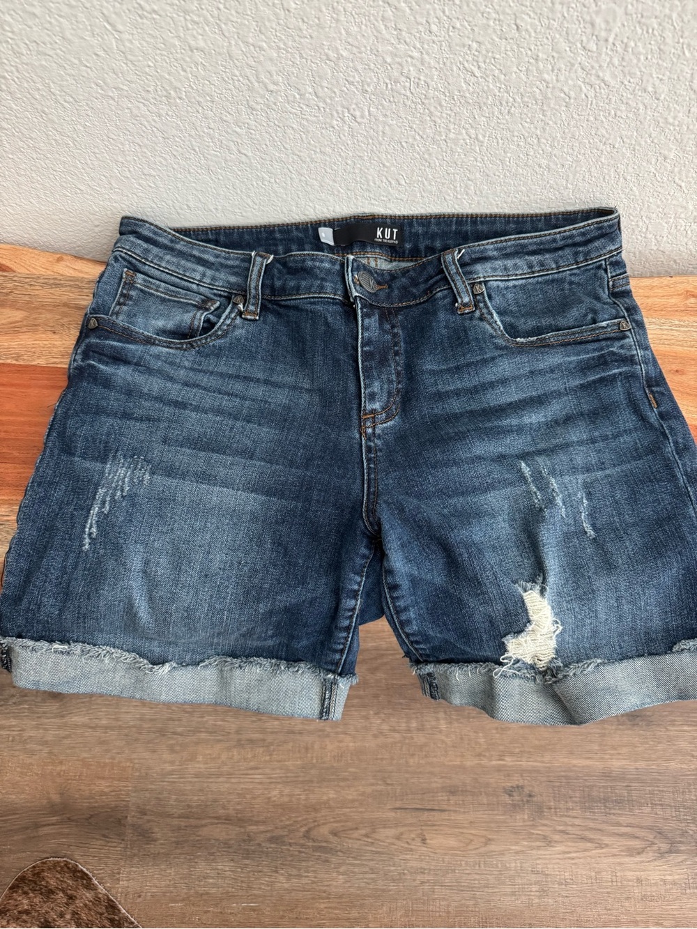 KUT denim shorts